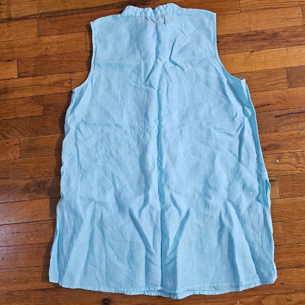 Eileen Fisher Linen Shirt Size Small - Picture 6 of 8